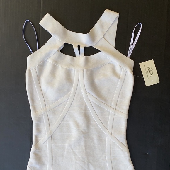 New Guess Marciano Weave-Look Bandage Dress SZ S - Picture 5 of 7